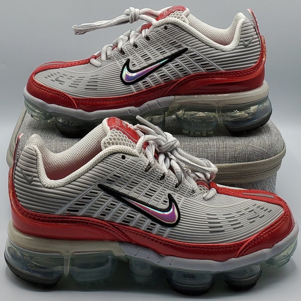 Nike Air Vapormax 360 Grey/White/Red Womens Size 6